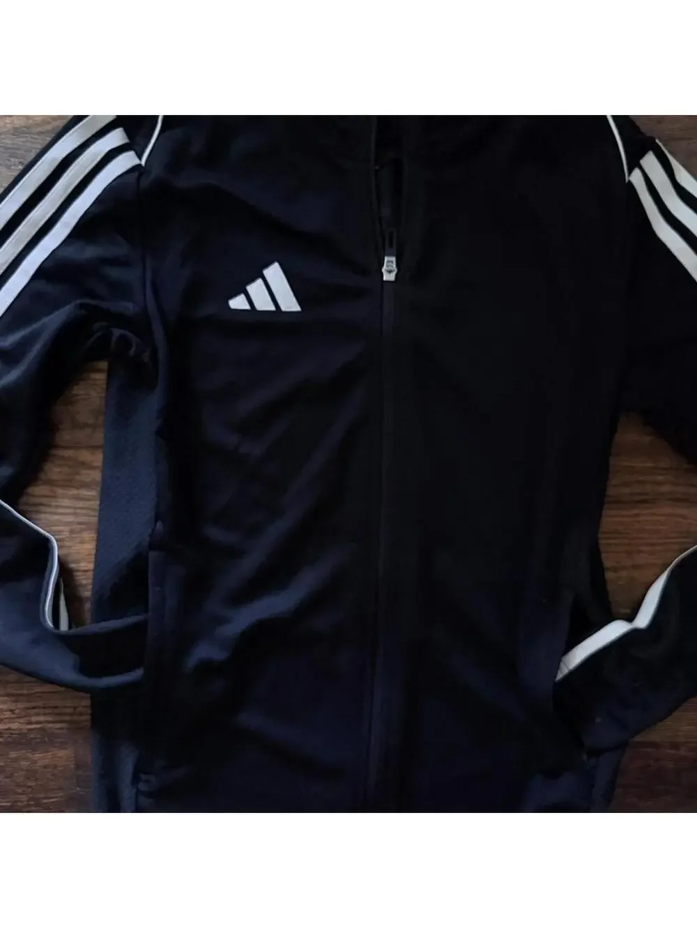 Blokecore  Adidas Tiro Athleisure Training Jacket - Black / White (Like New)❌
